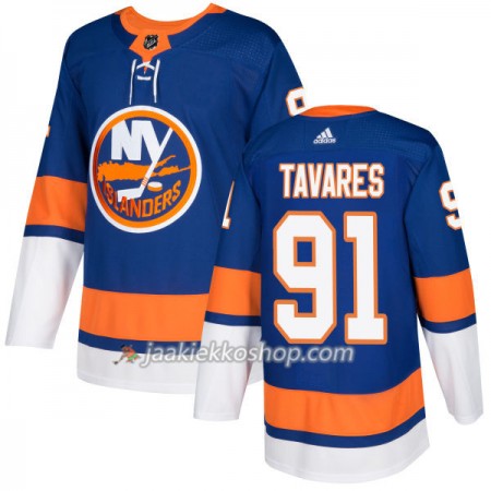 Miehille NHL New York Islanders Pelipaita John Tavares 91 Adidas 2017-2018 Royal Authentic